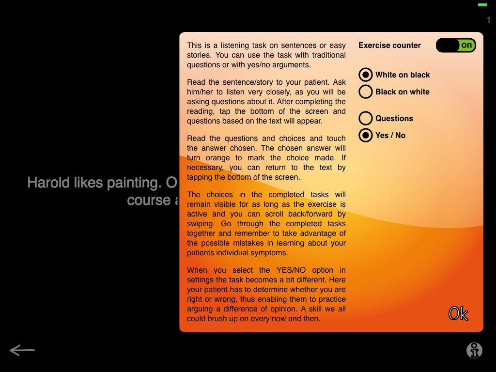 Settings-menu